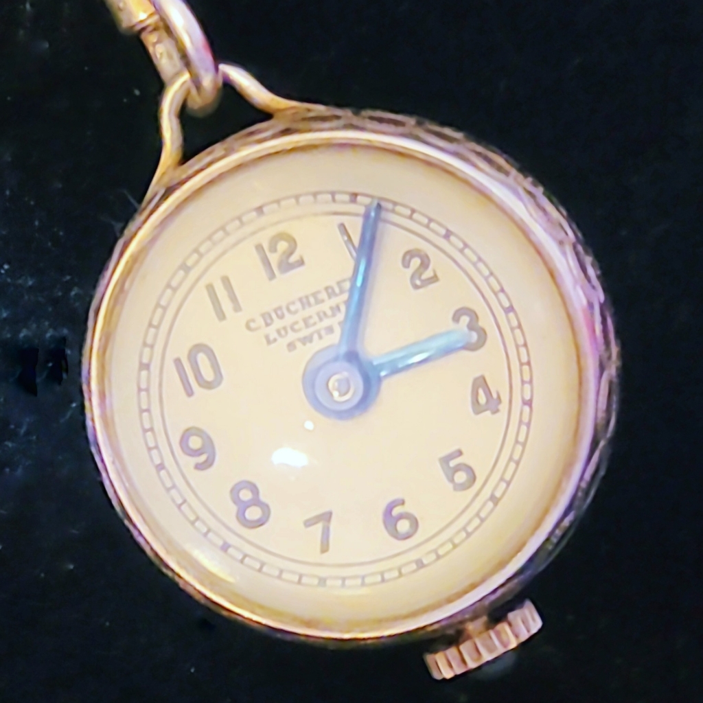 Vintage Bucherer Swiss Bubble Pendant Watch